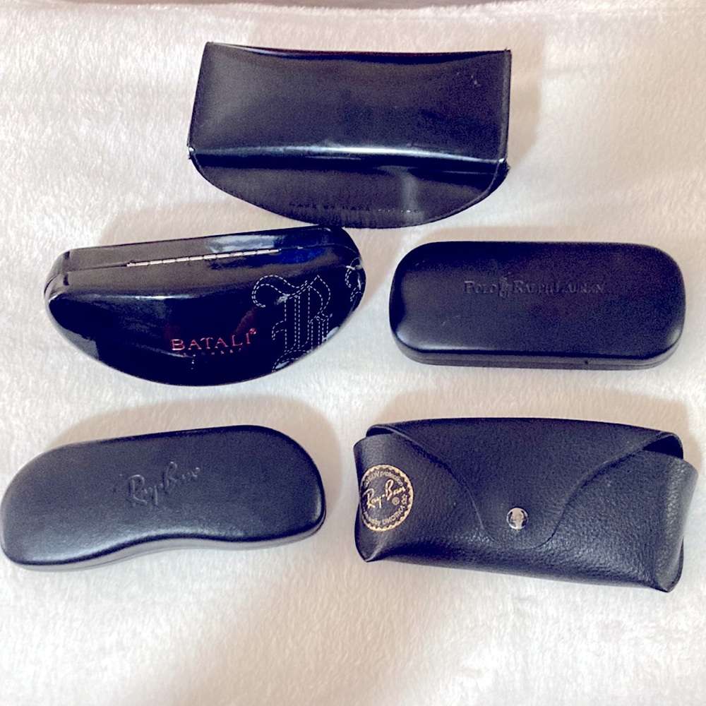 Lot of 5 Sunglass / Eyeglass Cases